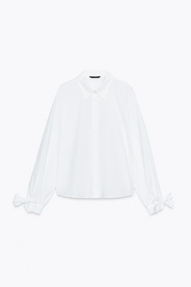 Chemise Ruban Blanc