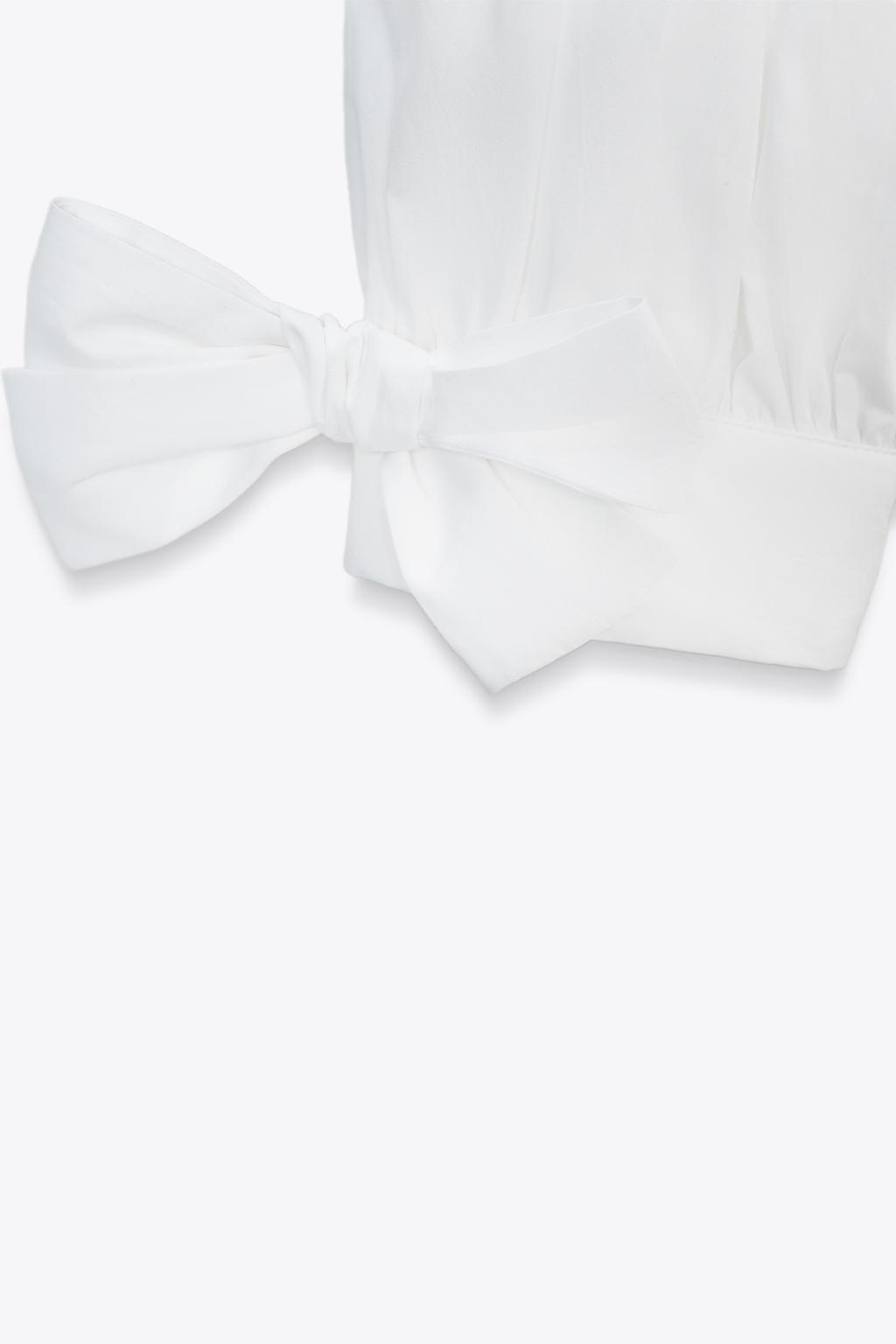 Chemise Ruban Blanc