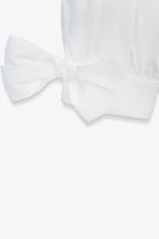 Chemise Ruban Blanc