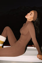 Combine marron chocolat