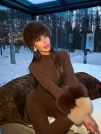 Combine marron chocolat