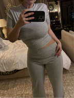 Hourglass tee-Grey