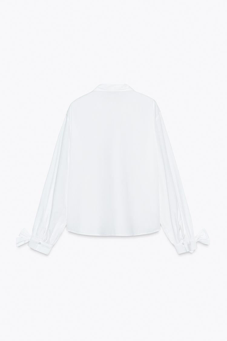 Chemise Ruban Blanc