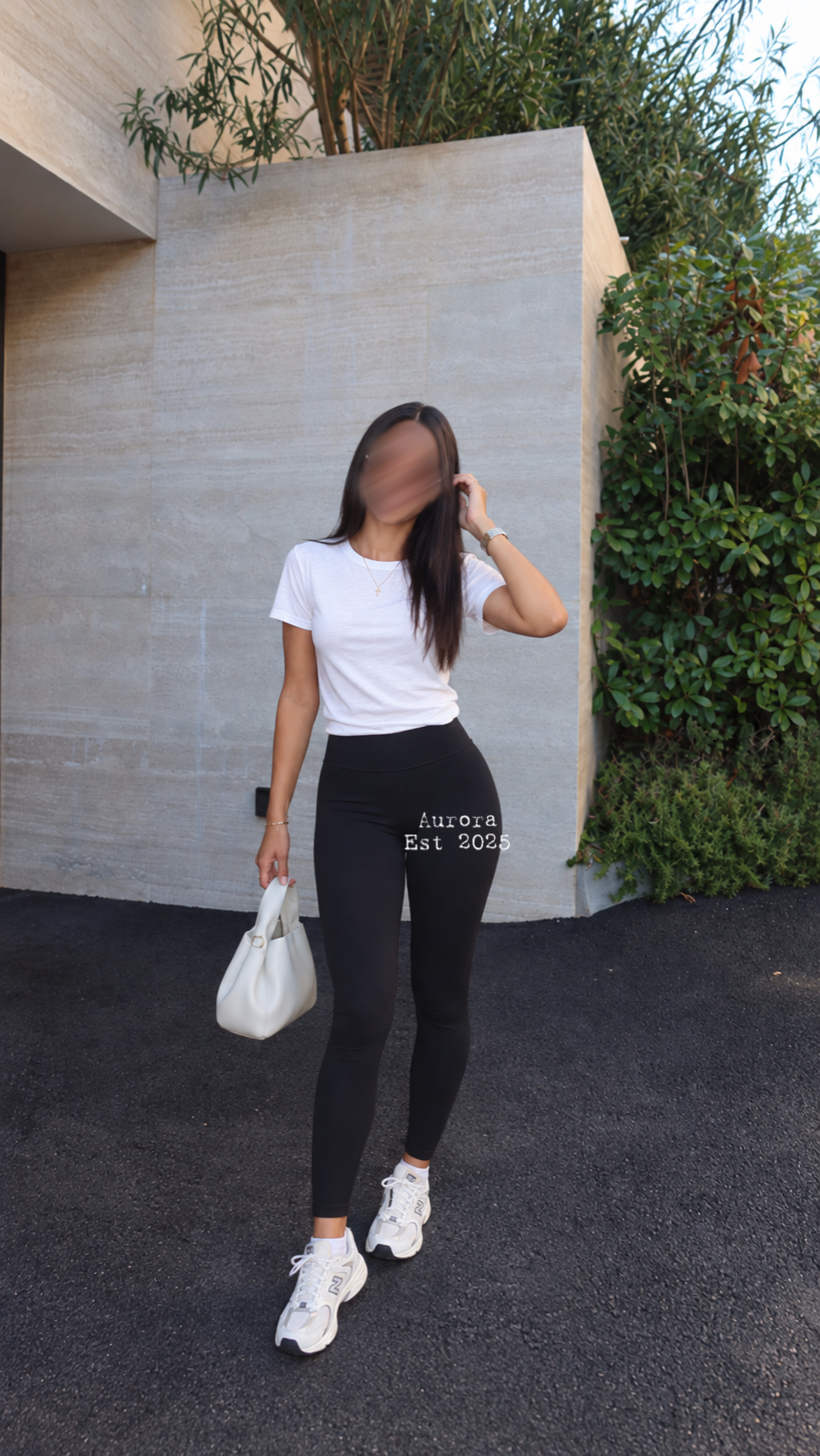 Legging noir classique Aurora