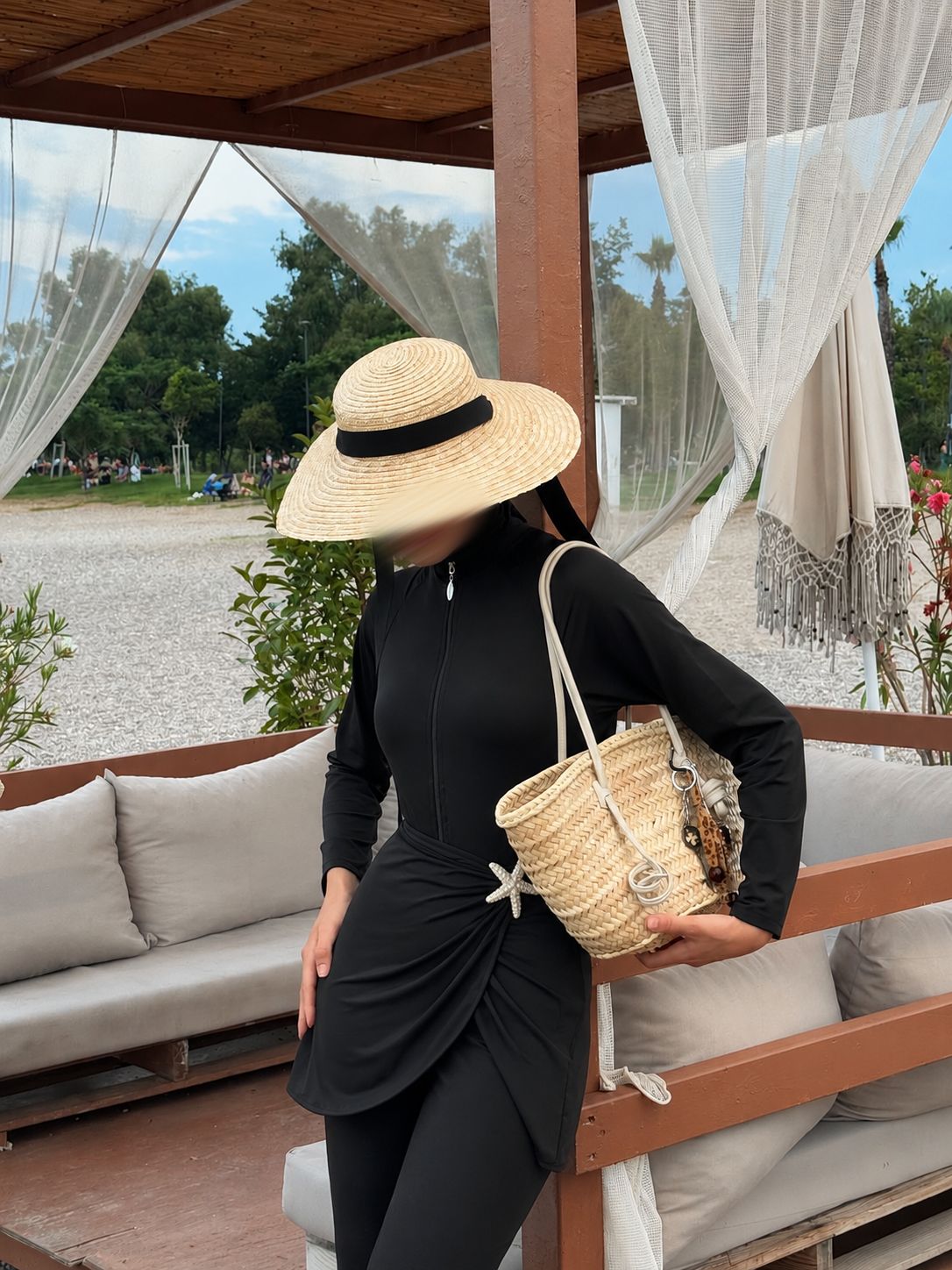 Burkini 5pieces  en noir