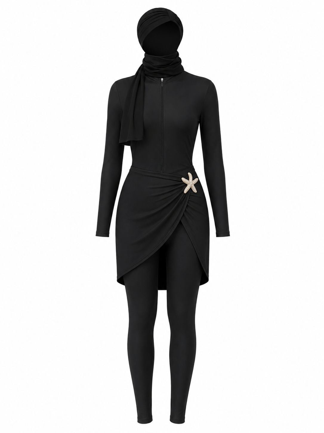 Burkini 5pieces  en noir