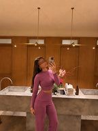 Hourglass set en Violet