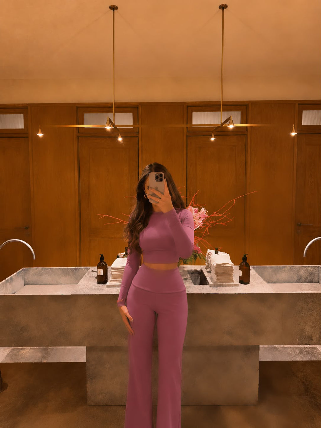 Hourglass set en Violet