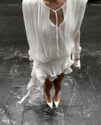 Robe Daphne en blanc