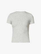 T-shirt hourglass - Gris Clair cotton Jersey/clear grey