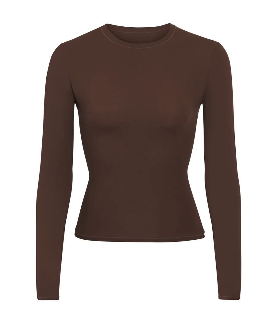 Hourglass longues manches Espresso