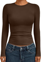longues manches Hourglass- Marron/Brown