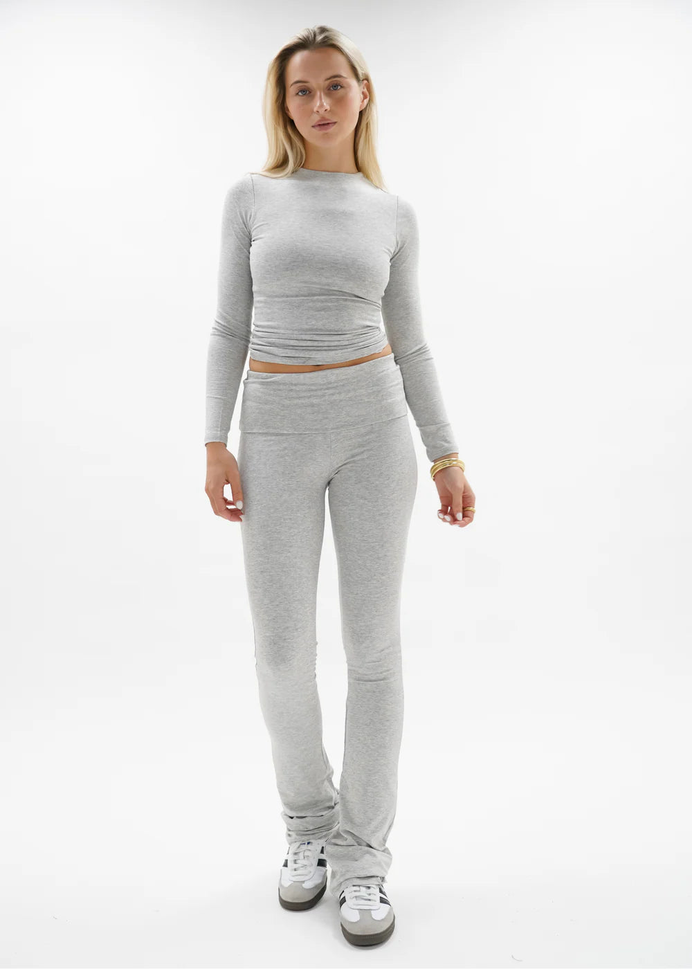 Foldover pants - Gris Clair/ Light Grey