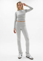 Foldover pants - Gris Clair/ Light Grey