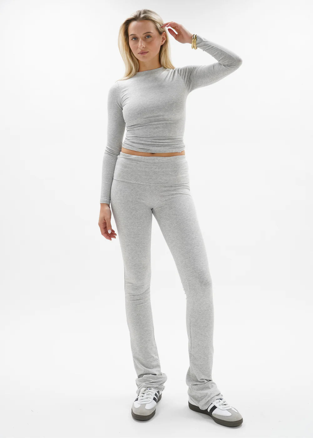 Foldover pants - Gris Clair/ Light Grey