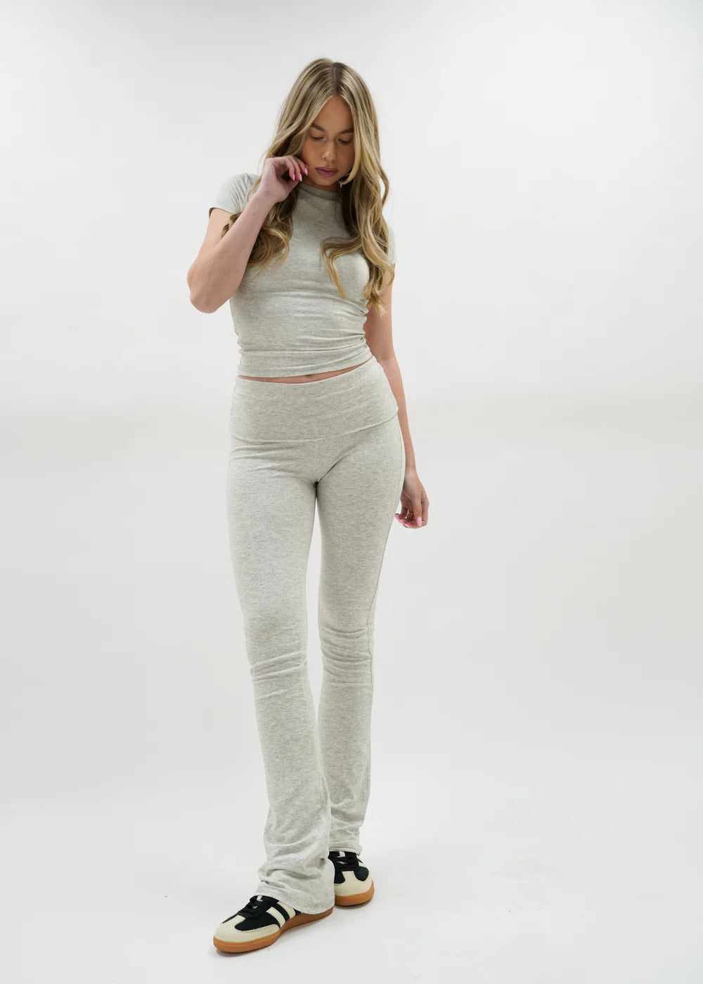 Foldover pants - Gris Clair/ Light Grey