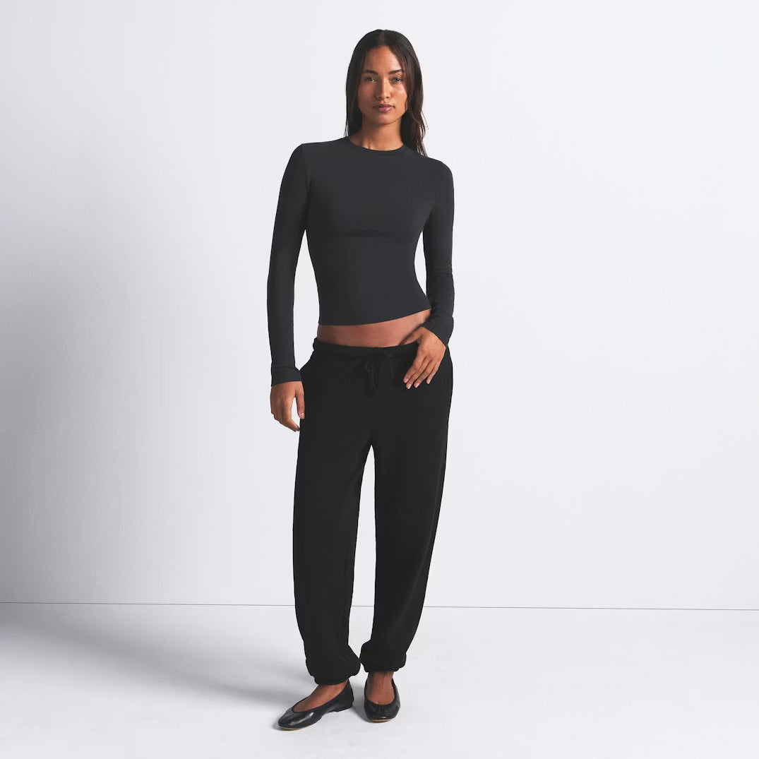 Hourglass noir longues sleeves- haut seul