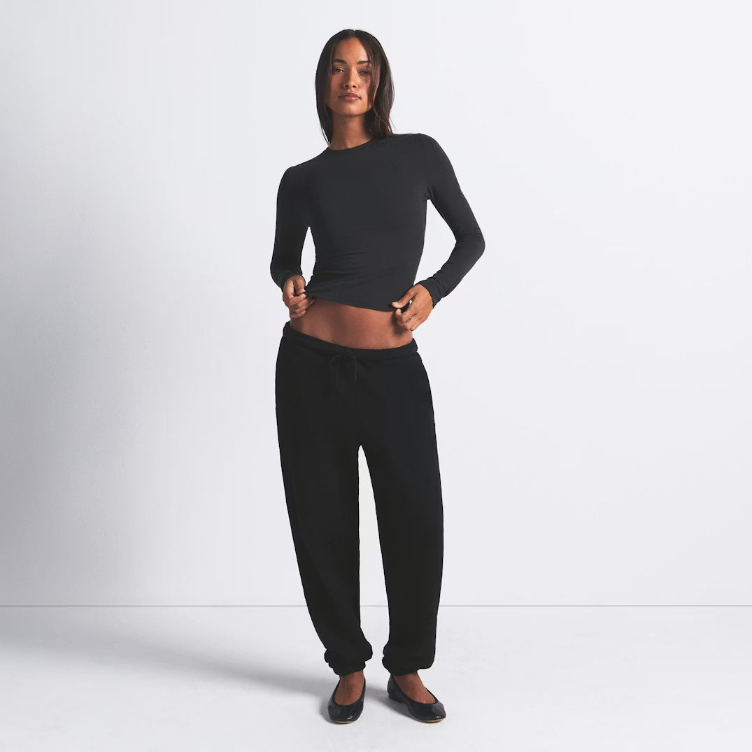 Hourglass noir longues sleeves- haut seul