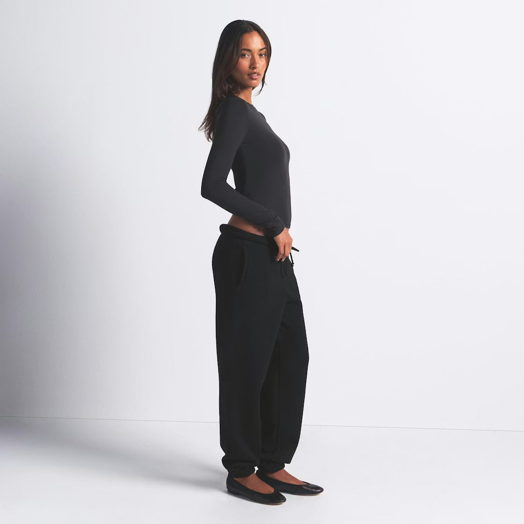 Hourglass noir longues sleeves- haut seul