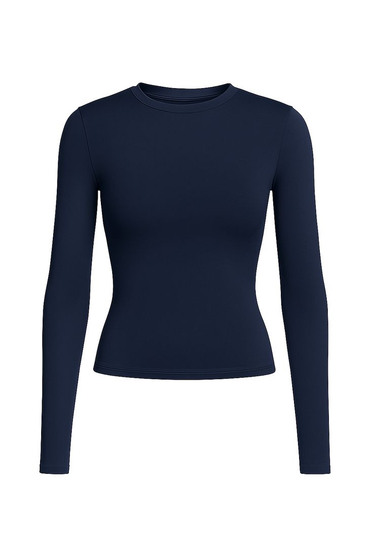 HOURGLASS longues manches bleu marine/ navy blue