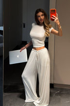 T-shirt Hourglass- Blanc Casse/ Off-White